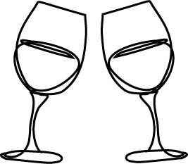 Waveglassware - Logo Wine Glass